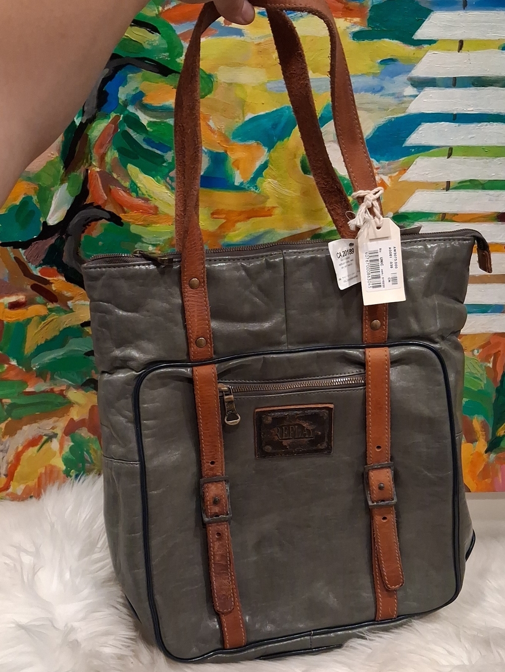 Vintage Rreplay Leather Tote bag